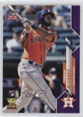 2020 Topps UK Edition Purple 45/50 Yordan Alvarez #50 Rookie RC 4f5