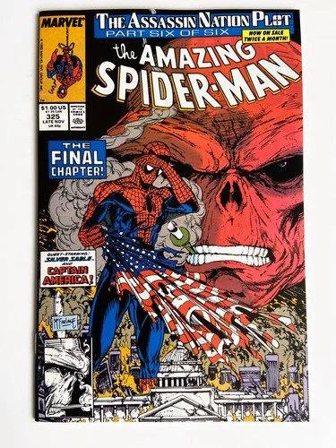 Amazing Spider-Man #325 NM+ 1st App of Raymond Trask   Todd McFarlane Cover Art!