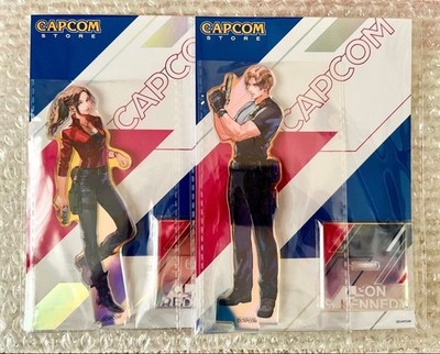 Resident Evil Leon Claire Hologram Acrylic Stand MITA Chisato Set