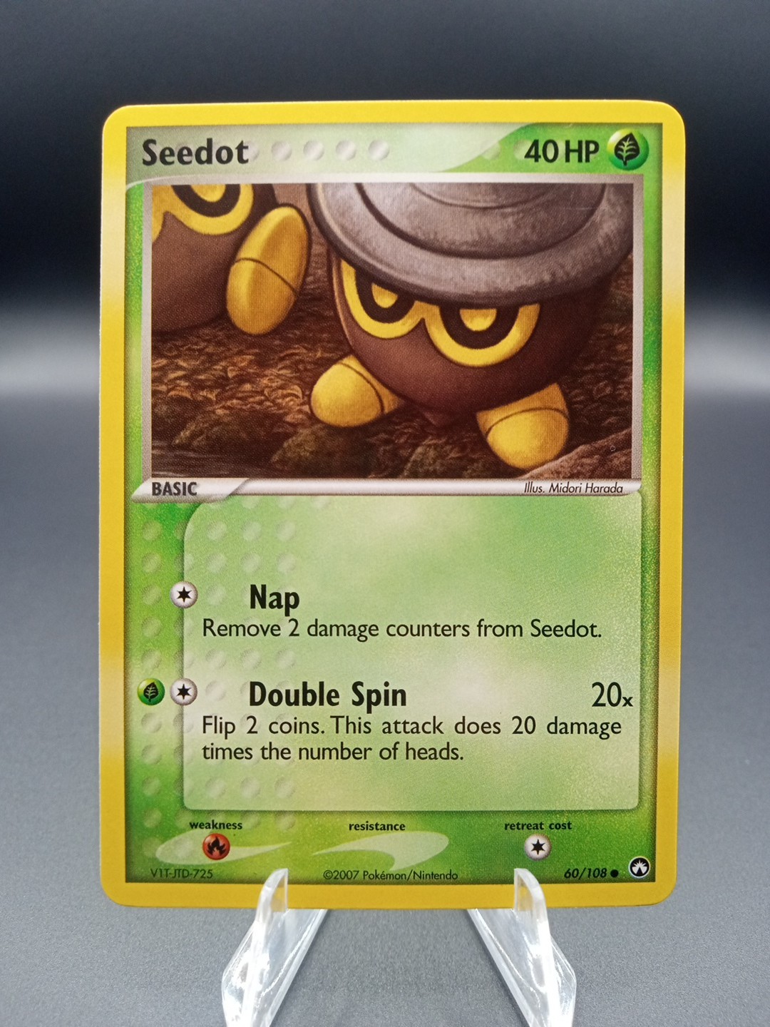 2007 Pokemon Power Keepers Seedot #60