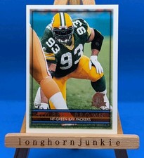 1996 Topps Gilbert Brown RC rookie card Green Bay Packers. rookie card picture