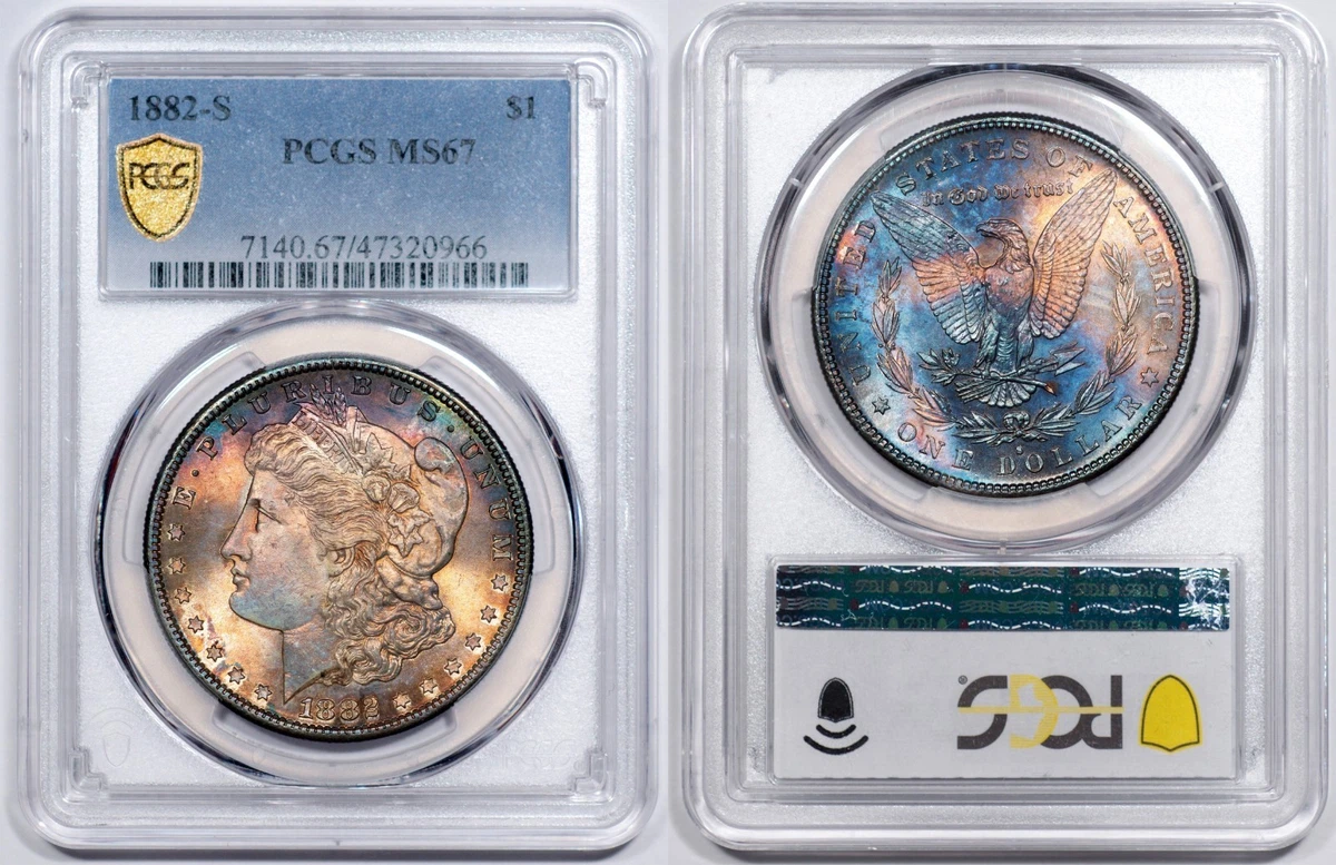 MS 67 Graded 1882 Year Morgan US Dollars (1878-1921) for sale | eBay