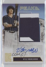 2022 Capstone Peak Material Signatures Holo Gold 8/25 Kyle Manzardo Auto 0b2