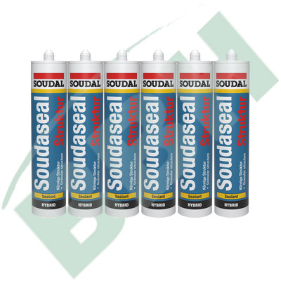 SOUDAL Soudaseal Struktur 6 x 290 ml Strukturdichtstoff Rauhputz