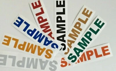 NIKKALITE Custom Highly Reflective Vinyl 3.0" Inch Letters/Numbers - 8 colors