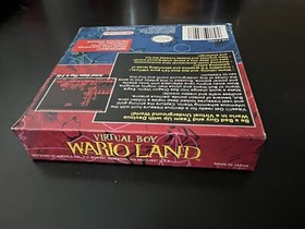 Wario Land Virtual Boy (Authentic) CIB. Cart, Manual. Rare item. Good Condition!