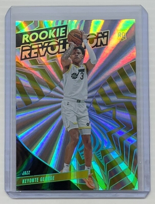 2023-24 Revolution Keyonte George Rookie Revolution Sunburst RC #2/75 Jazz