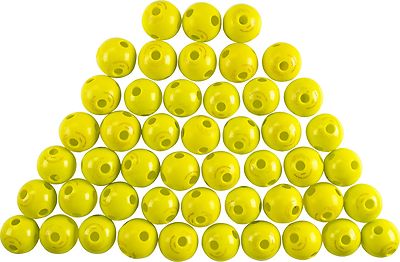 12 Balles D'entraînement Baseball Total Control Ball - 74 Trous - Pour Frappe Et Contrôle