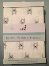 aden and anais airplane crib sheet
