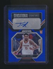 TIMMY ALLEN 2023 PANINI PRIZM DRAFT SENSATIONAL SIGNATURES BLUE RC AUTO 056/125