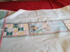 Vintafge Daisy Kingdom Panel MOM S Oversize Shirt Cotton Fabric Panel 35" x 60