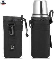 Tactical Adjustable Water Bottle Pouch Foldable MOLLE Water Bottle Holder Pack