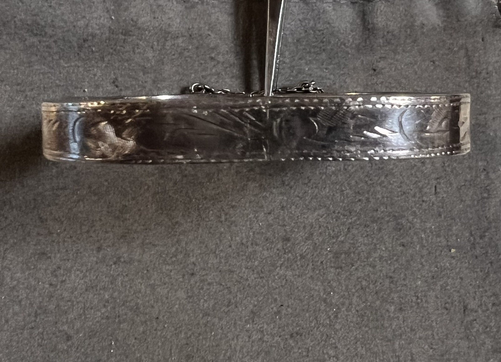 Vintage Designer Rounded Square Shape Sterling Si… - image 9