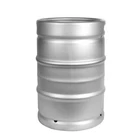 New 1/2 Barrel Sankey 'D' Keg - Dual Handle Stainless Steel Beer 15.5 Gallon