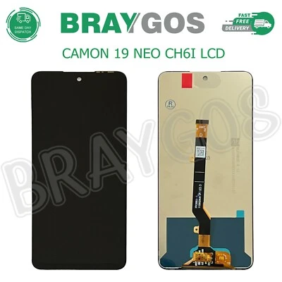 BRAYGOS Für Tecno Camon 19 Neo CH6i Touchscreen Digitizer LCD Display Ersatz