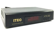 ITEC 1456815 Tuner Box Remote Control Cable Converter 120V AC 60Hz 500W