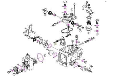 Bosch 0580314066 - Kit De Réparation Complet Pour Module D'Alimentation En Carburant