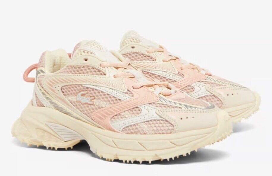 Lacoste L003 NEO SHOT Women's Sneakers Off White / Light Pink