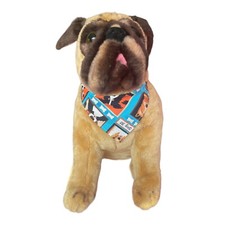 Melissa  Doug Lifelike and Loveable Large Plush Stuffed Pug Dog 17   2125