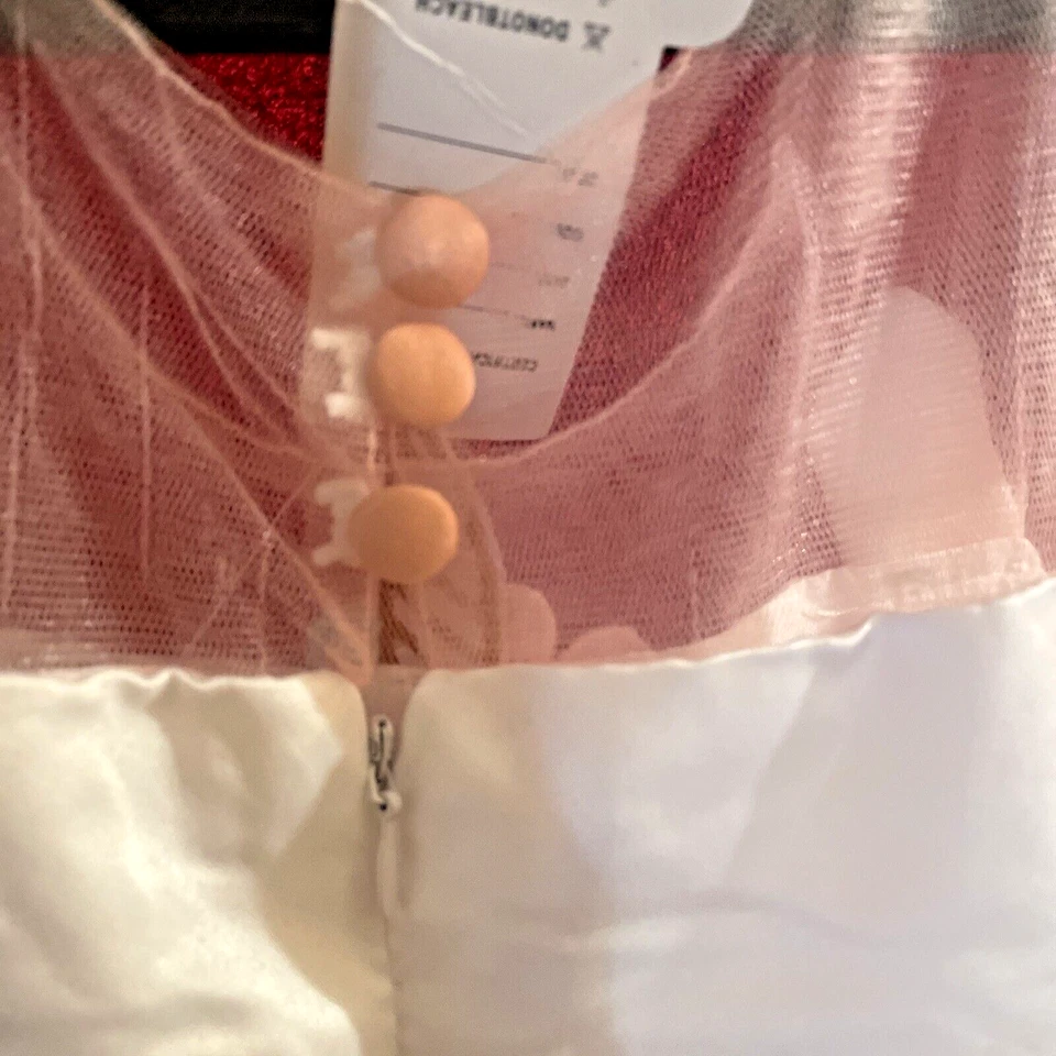 Vestido de unicornio de lujo 5T | Color: rosa/blanco Foto 4 de 4