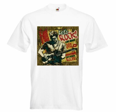 T-Shirt LET`S ROCK LIVE MUSIK ROCK STAR TECHNO JAZZ FUNKY SOUL TRANCE FESTIVAL