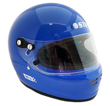Blue Helmet FIA 8859-2015 SA2015 SR-2 Race Lid FHR Ready Ideal in Oval All Sizes