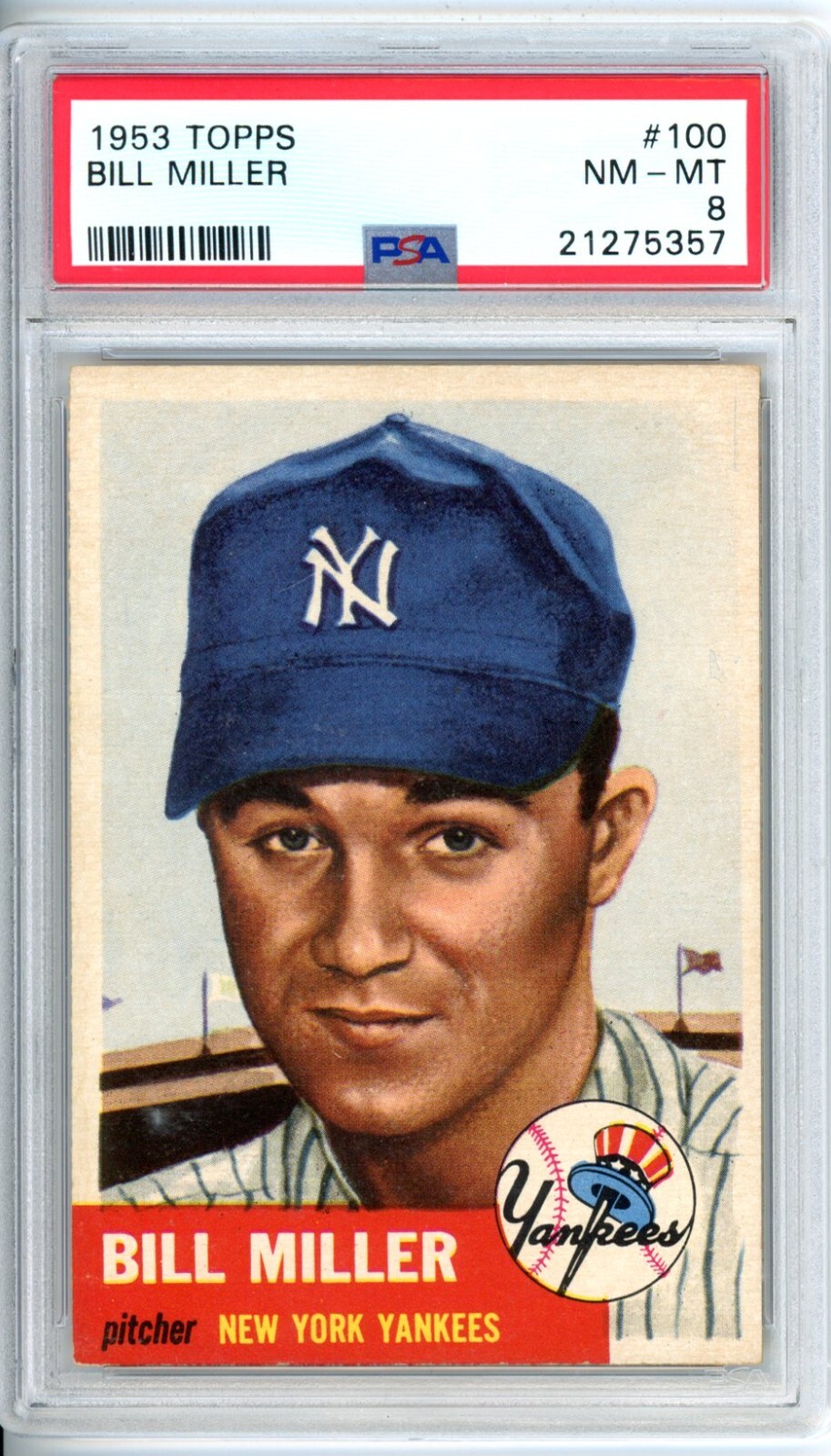 1953	Topps	Bill	Miller	100	PSA 8		Yankees	12935