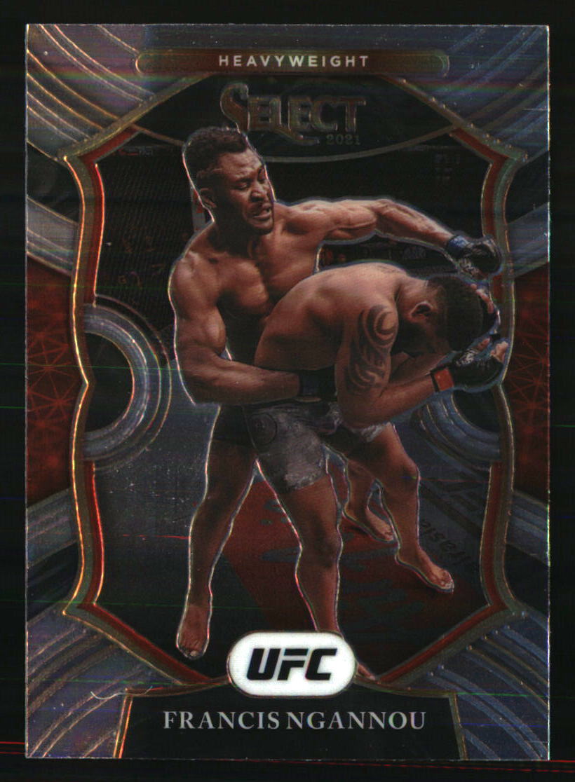 Francis Ngannou 2021 Panini Select UFC #92 MMA Card