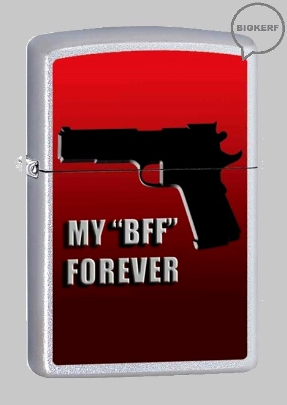 - 9 Mil Gun "bff" Forever - Street Chrome - New In Box