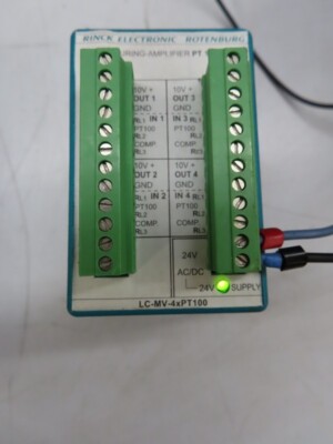 Rinck Electronic LC-MV-4xPT100 Measuring amplifier