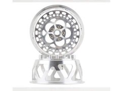 SSD RC 5 Hole Light Weight Drag Rear Main Wheel Inserts Silver  2 