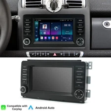 7" Stereo Radio GPS Head Unit Wifi For Mercedes Smart Fortwo 2005-2010 Carplay