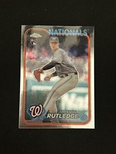 Jackson Rutledge 2024 Topps Chrome Washington Nationals #42 RC