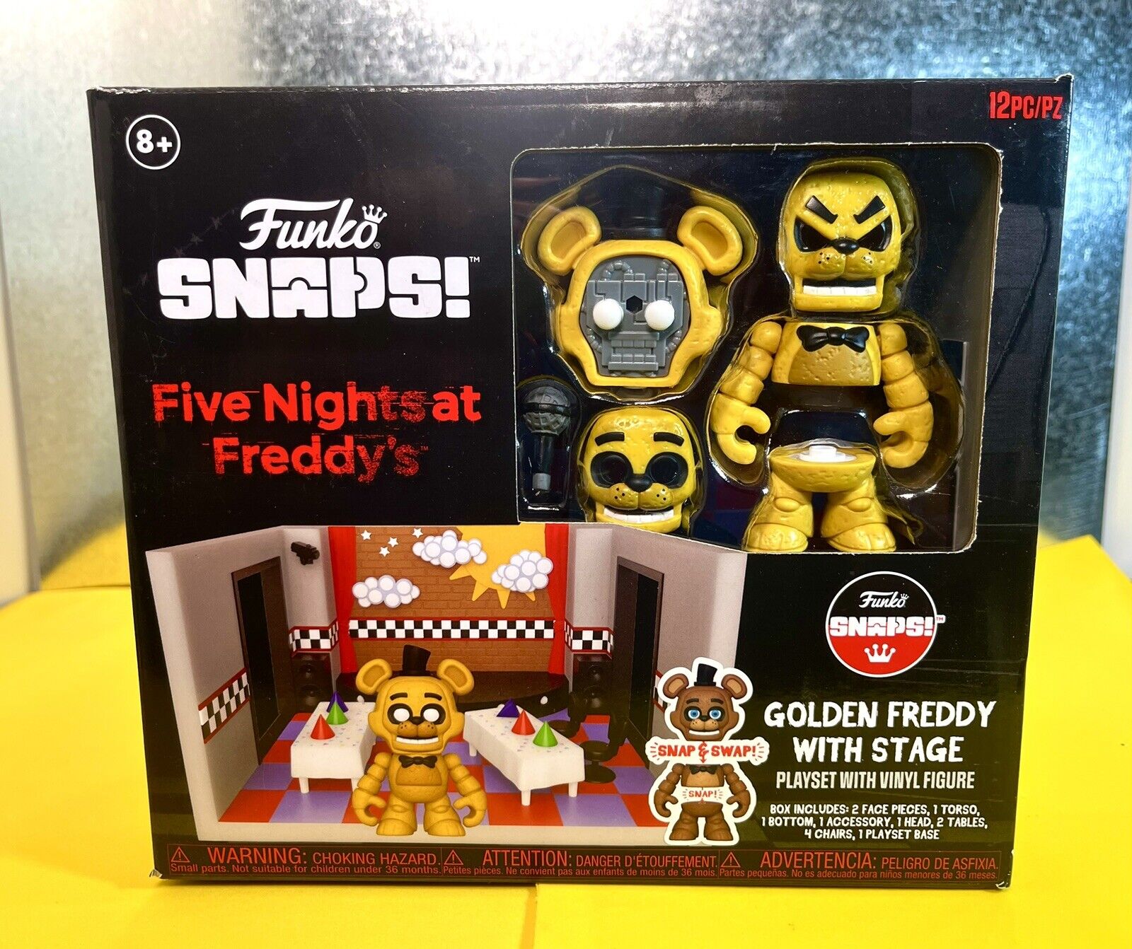 Kit Cinema 3 Transparente - Five Night At Freddy´s