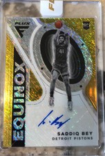 2020 Panini Flux Gold Saddiq Bey RC Auto 04/10