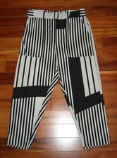 NWOT Women's Issey Miyake Pants Size 2 Color Gray/Black Made In Japan