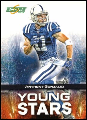  2008 Score Young Stars #2 Anthony Gonzalez