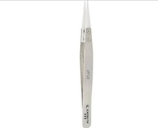 Excelta 277-CE - Straight Ceramic Tipped Tweezers, Non-Replaceable, 5-Star