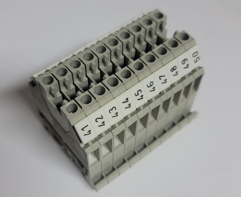 (10Pcs) Terminal Block Wieland WK4/U 57.504.0055.0 600V 40A 20-10AWG