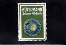 German Advertising Stamp - Gütermann Schappe Sewing Silk