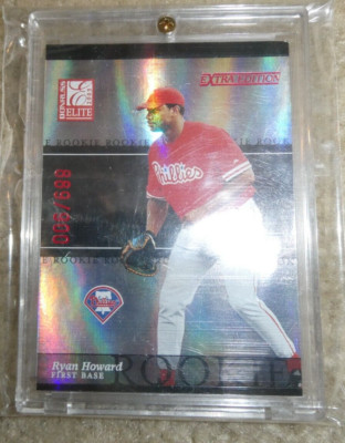 Ryan Howard Rookie 2003 Donruss Elite Extra Edition Ryan Howard Rookie Card 889/900 | eBay