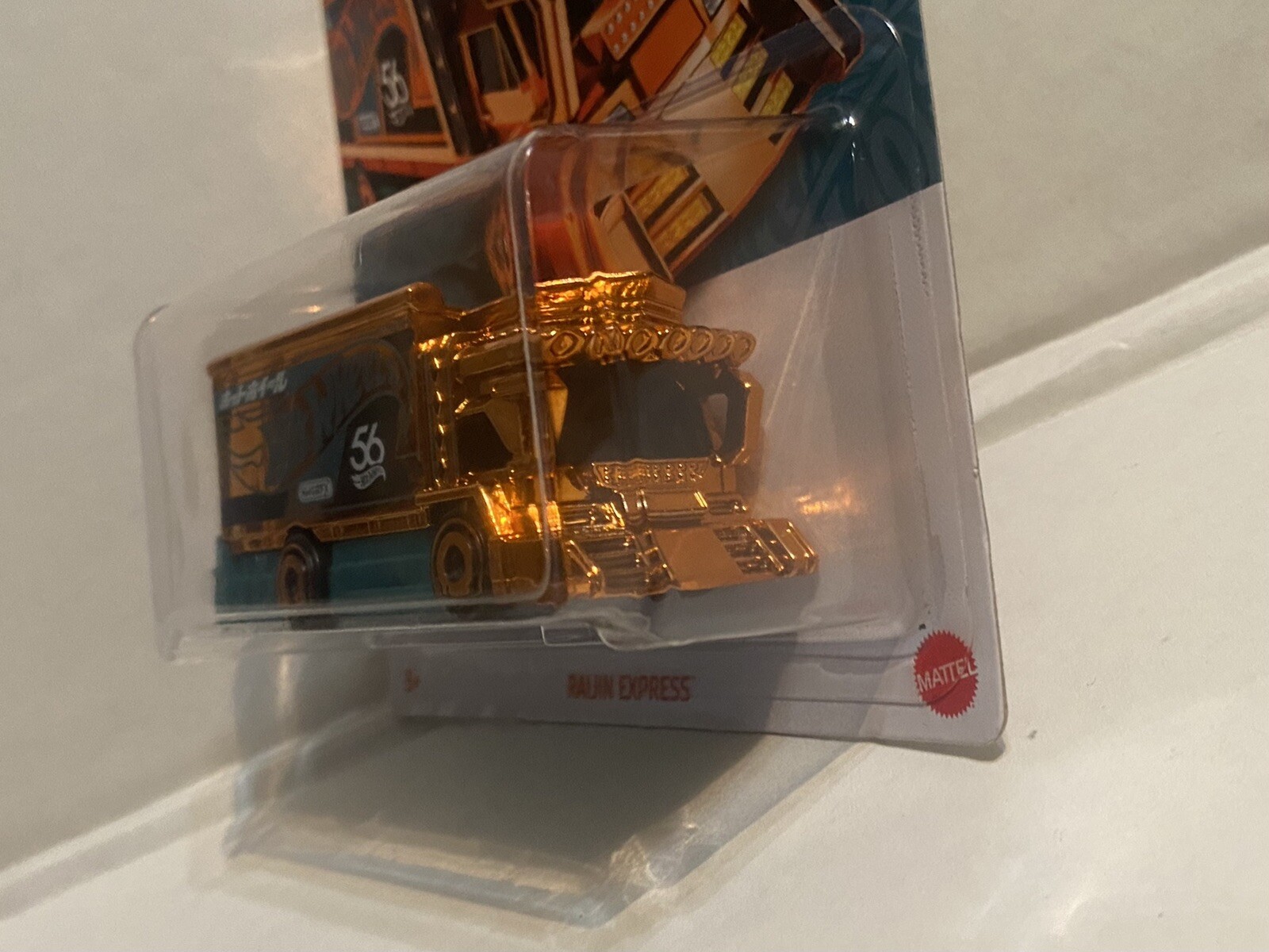 Private Sale 2024 Hot Wheels Teal And Gold 56th Anniversary Raijin