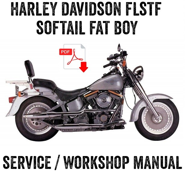 1995-1996 Harley Davidson FLSTF Softail Fat Boy Workshop Service