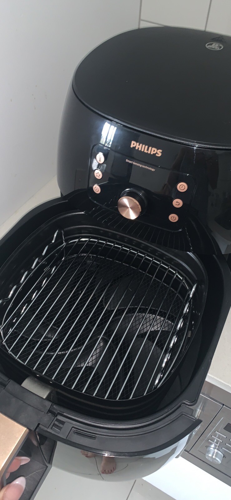 Philips HD9861/99 Airfryer XXL 7.3L Deep Black/ Copper for sale online eBay