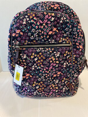 Vera Bradley Quilted Floral Backpack Garden Snail VERA BRADLEY BACKPACK Smaller 14 main image 2