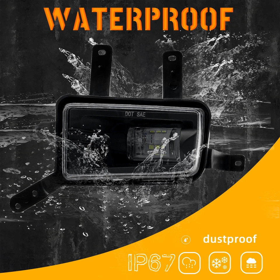 For 2015-2020 Chevy Tahoe Suburban GMC Yukon XL LED Fog Lights Bumper Lamps Foto 4 de 4