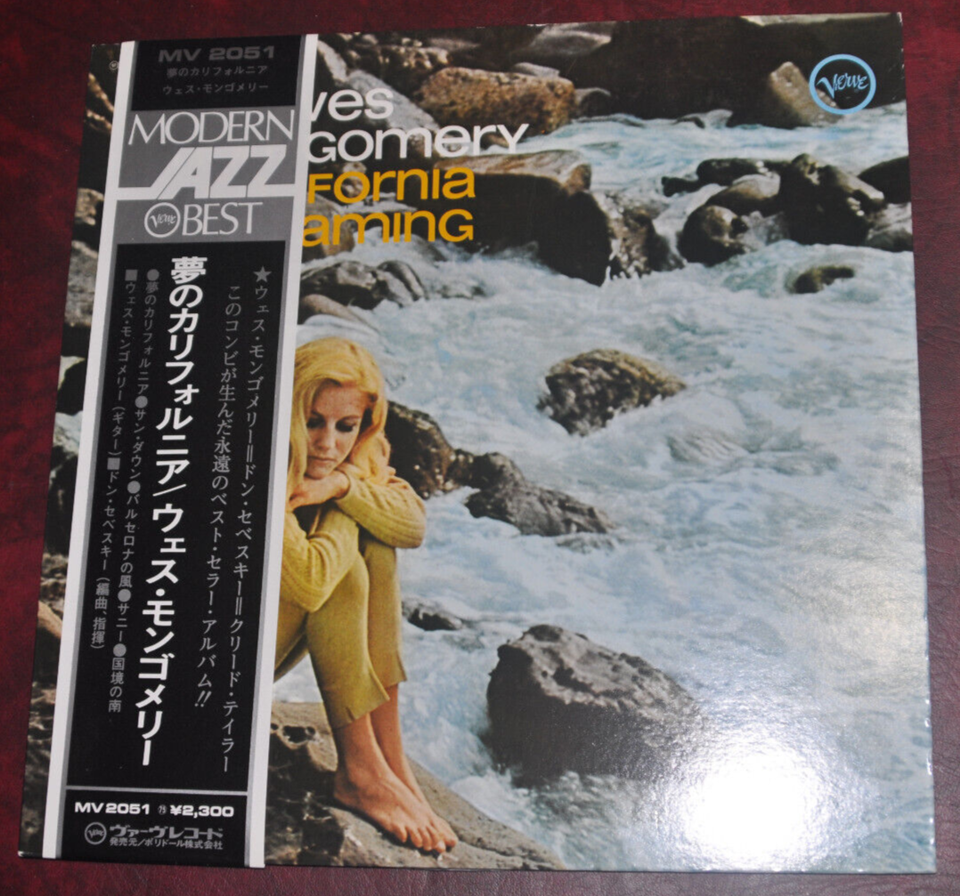 Wes Montgomery - California Dreaming, Japanese Verve LP with OBI