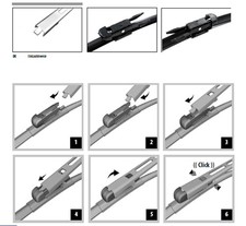 Scheibenwischer 2x vorne für Audi Q7 SUV Wischerblätter Satz Links Rechts