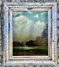 Ölgemälde um 1900 Schloss Favorit Carl August Hollmann *1863 Gemälde