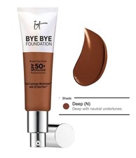 IT Cosmetics Bye Bye SPF 50 Foundation Full Coverage Moisturizer - Deep